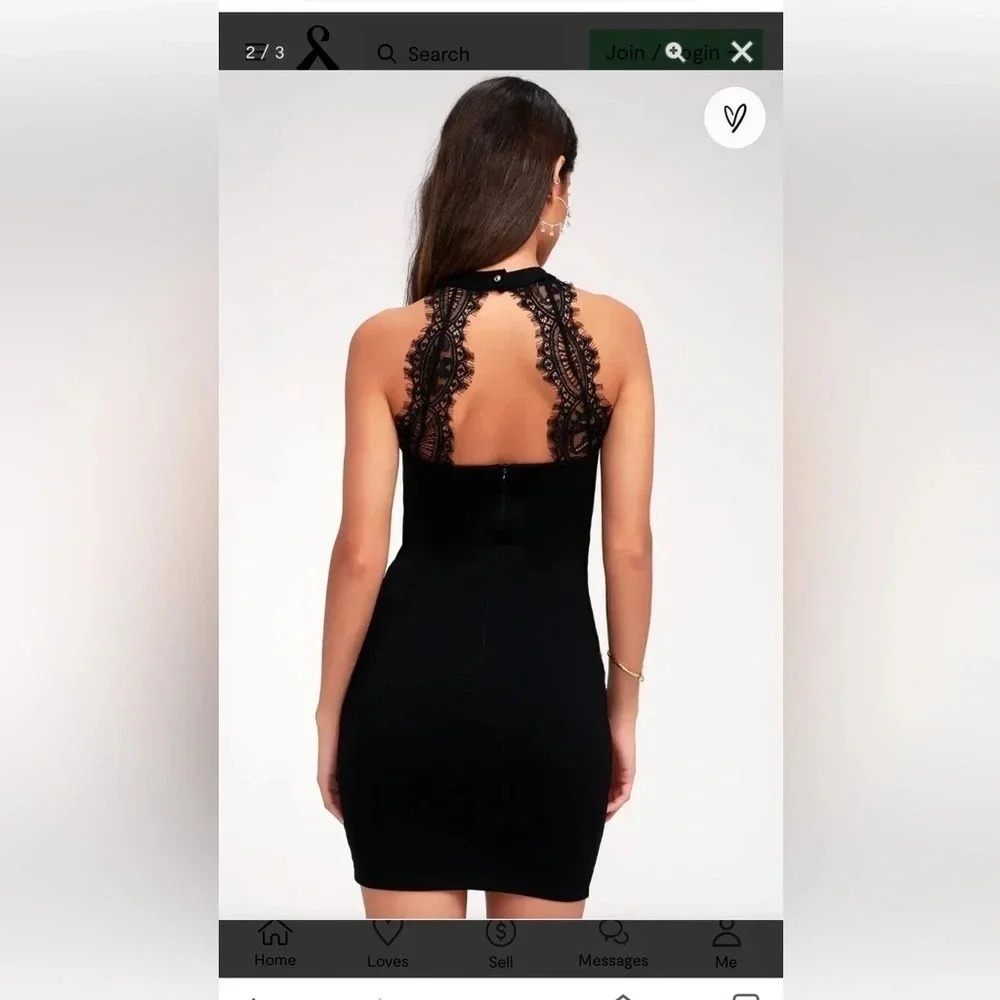 Lulus Endlessly Alluring Lace Sleeveless Bodycon … - image 2